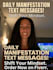send you weekly manifestation texts and positive affirmations