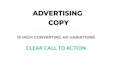 write high converting advertising copy for ads