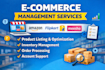 manage your amazon, flipkart and meesho ecommerce store professionally