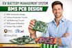 design ev battery management system bms pcb and lithium battery circuits