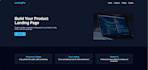 create a modern responsive landing page using HTML,CSS,js