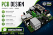 design pcb layout, schematics, multilayer pcb, kicad, esp32 and iot