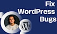 fix wordpress bugs, errors and css or php issues
