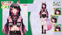design 2d vtuber model, 2d vtuber rigging, live2d model, vtuber character
