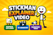 make engaging stickman animation explainer video for your brand