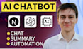 add openai chatbot or ai features to your next js app