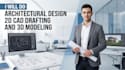 do architectural design, 2d cad drafting, and 3d modeling