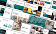 design professional company, modern, corporate powerpoint presentation