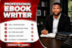 write self help ebook, business ebook, and nonfiction ebook