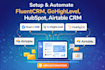setup fluentcrm gohighlevel airtable CRM automation