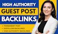 do high quality dofollow guest post with contextual seo backlinks