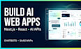 build an ai web app with nextjs