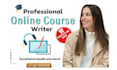write online course content ppt slide syllabus lesson plan video course creation
