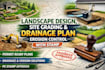 do landscape design, site grading and drainage plan, erosion control with stamp