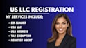register your US llc for non residents with ein and operating agreement