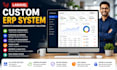 custom CRM erp or business management software using laravel