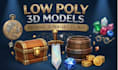 model low poly game assets and 3d printable models