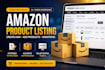 create or upload amazon product listing in seller central