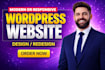 build, design, redesign, develop, update, or clone wordpress website