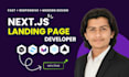 build a high converting nextjs landing page with tailwind CSS