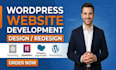 redesign, convert figma to wordpress, PSD to elementor, lovable to wordpress