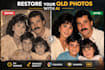 restore and enhance your old photos professionally