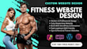 design a modern fitness, gym or personal trainer website