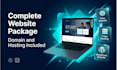 build your complete website with domain and hosting