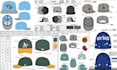 do hat or cap tech pack design, flat sketch, innovation, beanie, trend 3d mockup