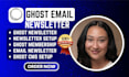 set up your ghost newsletter site with email subscription and membership system