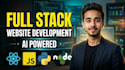 code a full stack web application using ai powered tools