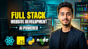 code a full stack web application using ai powered tools