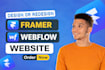 create responsive SEO optimized ai friendly websites with framer webflow react