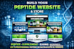 build peptide website peptide woocommerce website sarms and muscle growth store