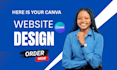 canva porfolio design canva landing page design  portfolio for ugc creators