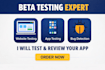 do user testing,website analysis, game testing, beta testing, app reviews