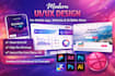 create modern UI UX design for mobile app website