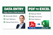 manually convert PDF to excel fast and with high accuracy