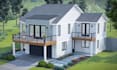 do architectural exterior interior design house rendering, 3d model rendering