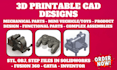 convert 2d image sketch to 3d printable model, cad product design stl step file