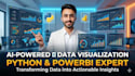 create ai powered data visualizations using python and power bi