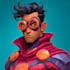 create superhero cartoon character