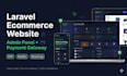 build a laravel ecommerce website with multi vendor admin panel