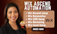 setup wix ascend email automation crm email campaign forms email marketing