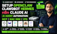 setup openclaw clawdbot hermes agent claude ai n8n automation mcp vps mac mini