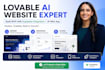 build lovable ai website, saas mvp with supabase integration, ai web app