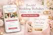 create event, weeding, birthday website with booking and invitation integration