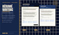 write a professional resume and cover letter