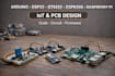 do arduino, esp32, stm32, raspberry pi, iot projects and pcb design