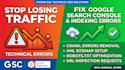 fix google search console and indexing errors